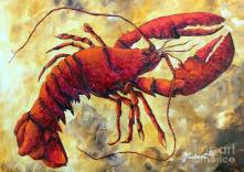 1-coastal-lobster-decorative-painting-original-art-coastal-luxe-lobster-by-madart-megan-duncanson